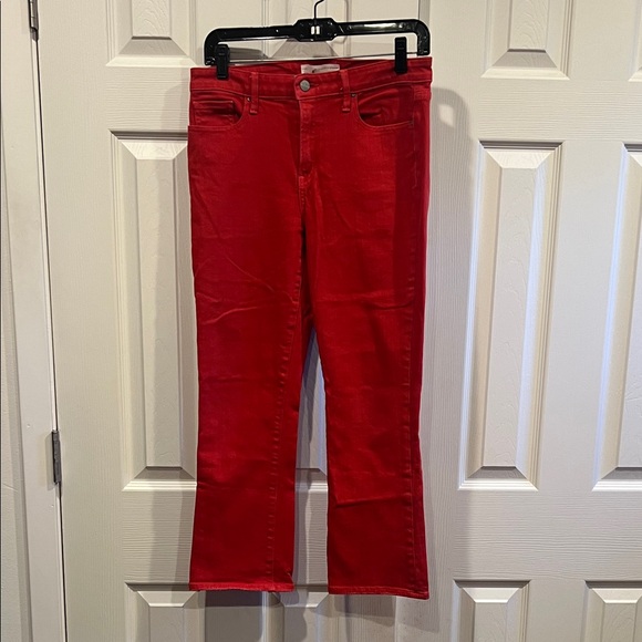 Velvet Denim - Velvet Red Flare Women's Jeans